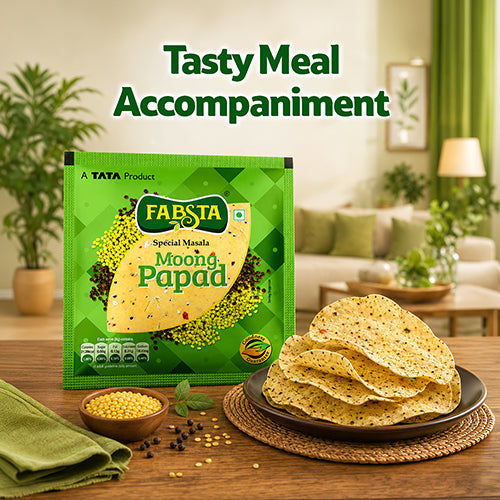 Fabsta 5 Inches Moong Papad, 200 g
