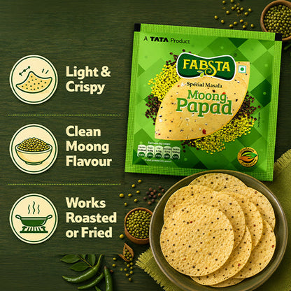 Fabsta 5 Inches Moong Papad 200 g