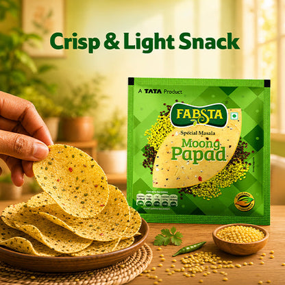 Fabsta 5 Inches Moong Papad, 200 g