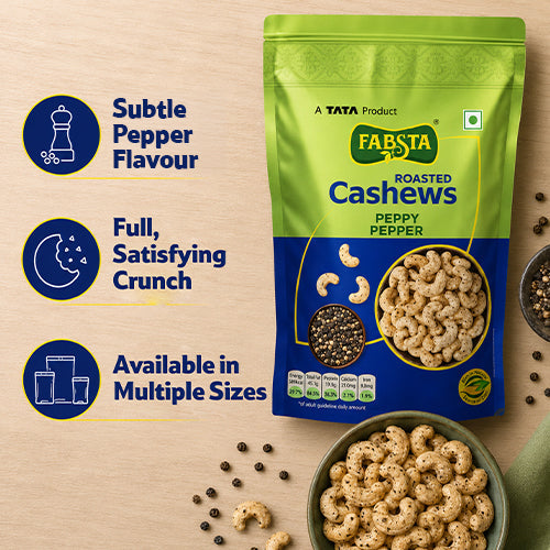 Fabsta Peppy Pepper Cashews 200 g
