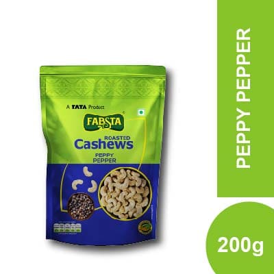 Fabsta Peppy Pepper Cashews 200 gm