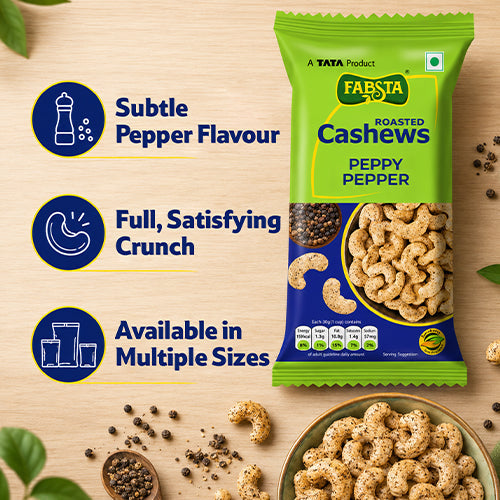 Fabsta Peppy Pepper Cashews 40 g