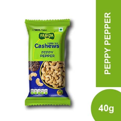 Fabsta Peppy Pepper Cashews 40 gm