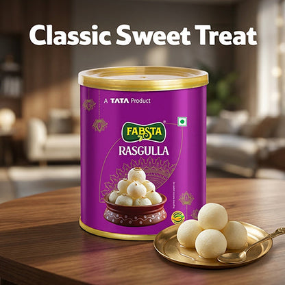 Fabsta Rasgulla Tin 1 kg