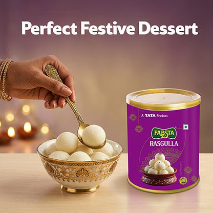 Fabsta Rasgulla Tin 1 kg