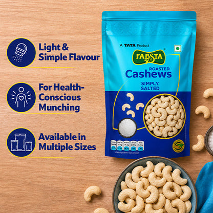 Fabsta Simply Salted Cashews 200 g