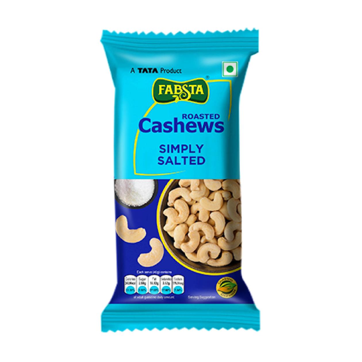 Fabsta Simply Salted Cashews 40 g