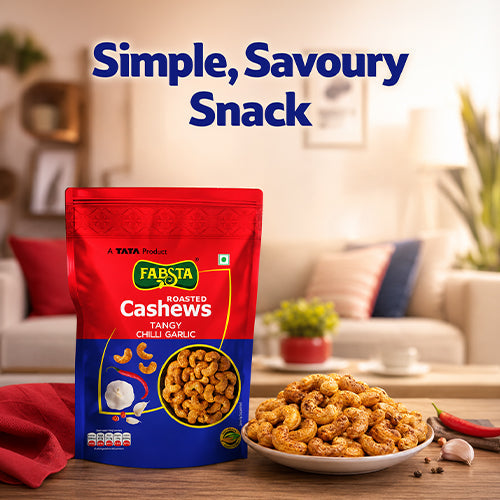 Fabsta Tangy Chilli Garlic Cashew, 200 g