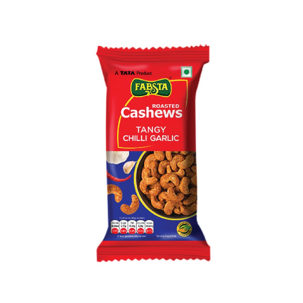 Fabsta Tangy Chilli Garlic Cashew, 40 g