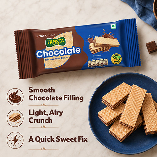 Fabsta Chocolate Wafer Biscuits 60 g