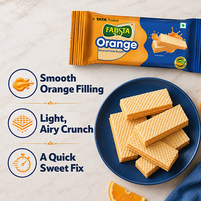 Fabsta Orange Wafer Biscuits 75 g