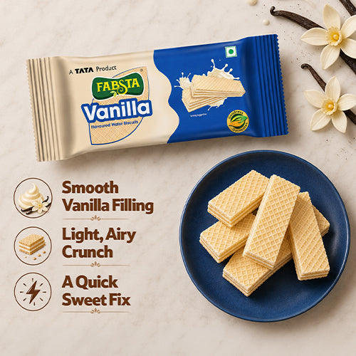 Fabsta Vanilla Wafer Biscuits 75 g