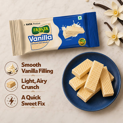 Fabsta Vanilla Wafer Biscuits, 75 g