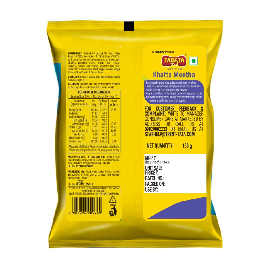 Fabsta Khatta Meetha 150 g