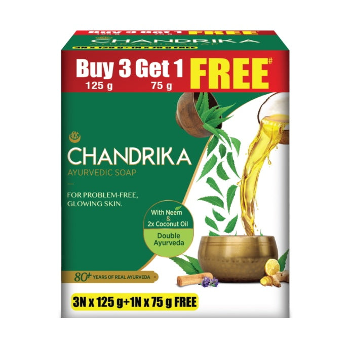 Chandrika Regular Soap 3x125 g