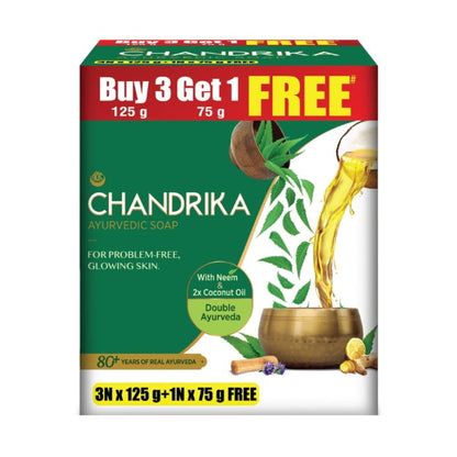 Chandrika Regular Soap 3x125 g
