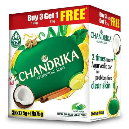 Chandrika Regular Soap 3x125 gm
