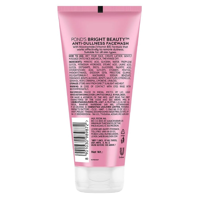 Ponds Bright Beauty Spot-Less Fairness & Germ Removal Facewash 200 g