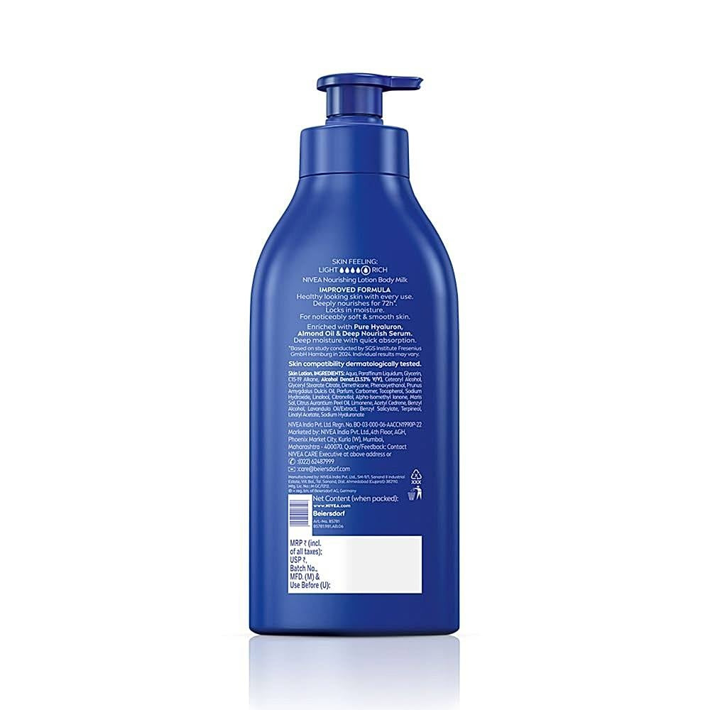 Nivea Nourishing Body Milk Lotion 600ml