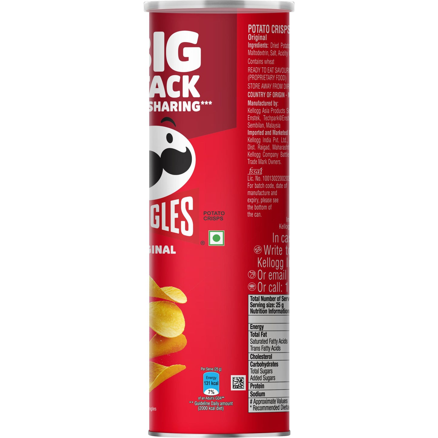 Pringles Original Chips 141 gm