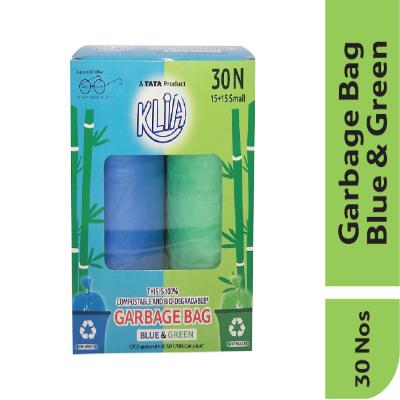 Klia Compostable Garbage Bag Small Combi pack of 15
