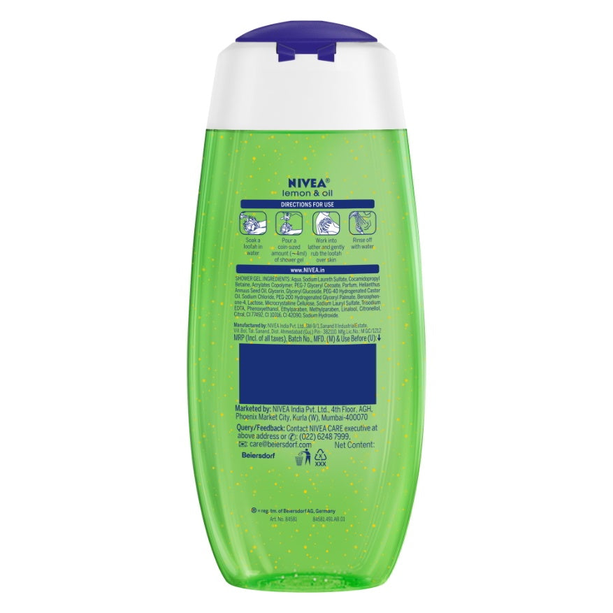 Nivea Lemon N Oil Shower Gel 125ml