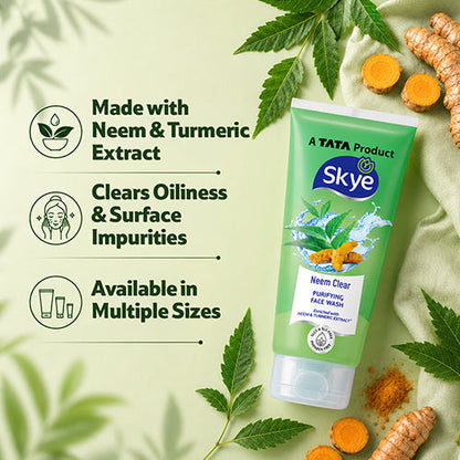 Skye Neem Clear Purifying Face Wash, 50 ml
