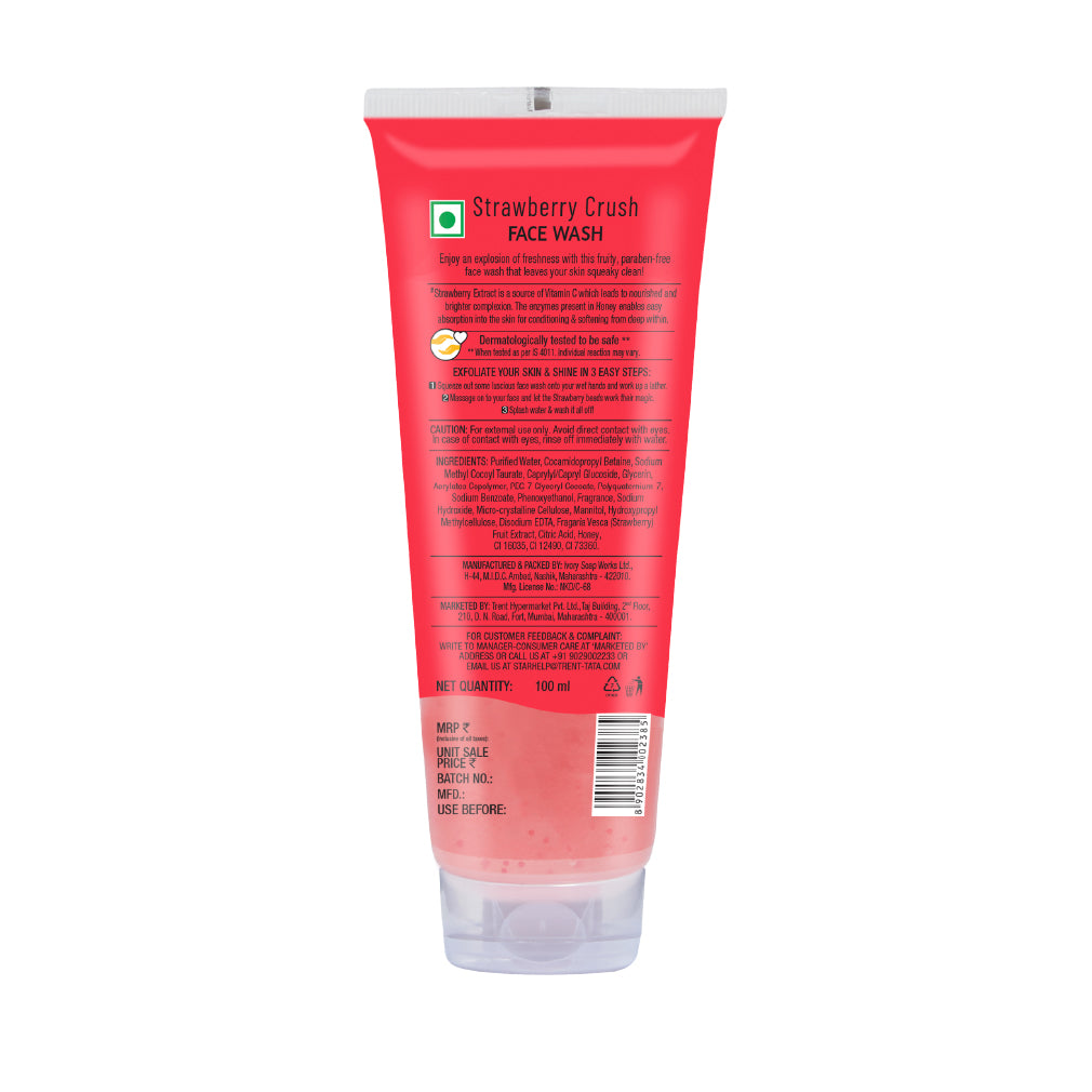 Skye Strawberry Crush Refreshing Face Wash 100ml