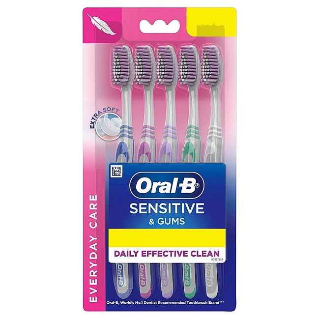 Oral B Sensitive Toothbrush pack of 5