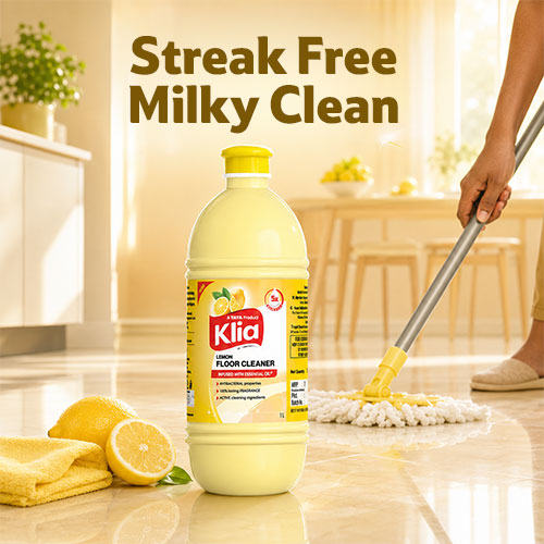 Klia Lemon Milky Floor Cleaner 1ltr