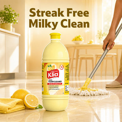 Klia Lemon Milky Floor Cleaner 1ltr