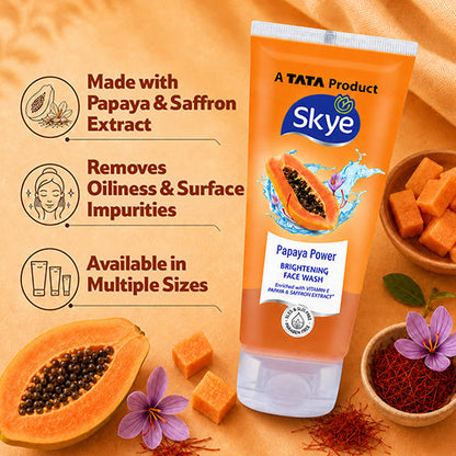Skye Papaya Power Brightening Face Wash, 50 ml
