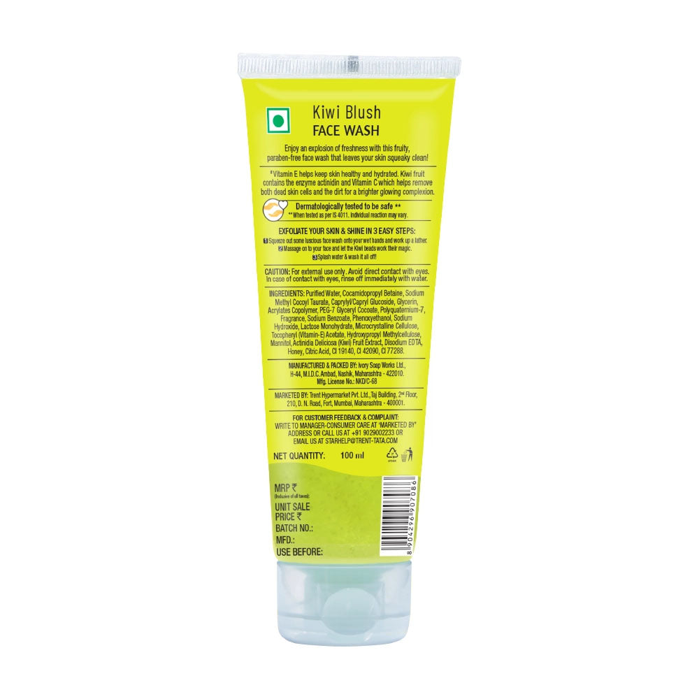 Skye Kiwi Blush Refreshing Face Wash, 100 ml