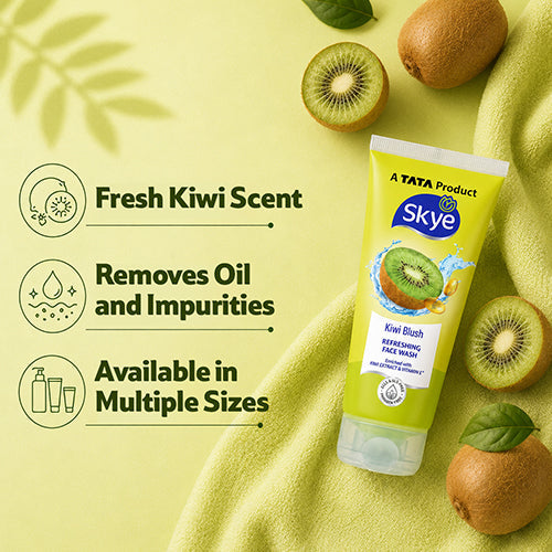 Skye Kiwi Blush Refreshing Face Wash, 50 ml