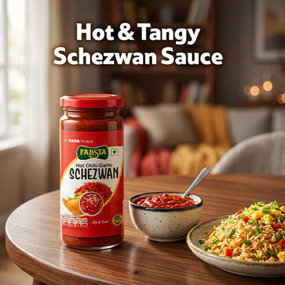 Fabsta Hot Chilli Garlic Schezwan, 500 g