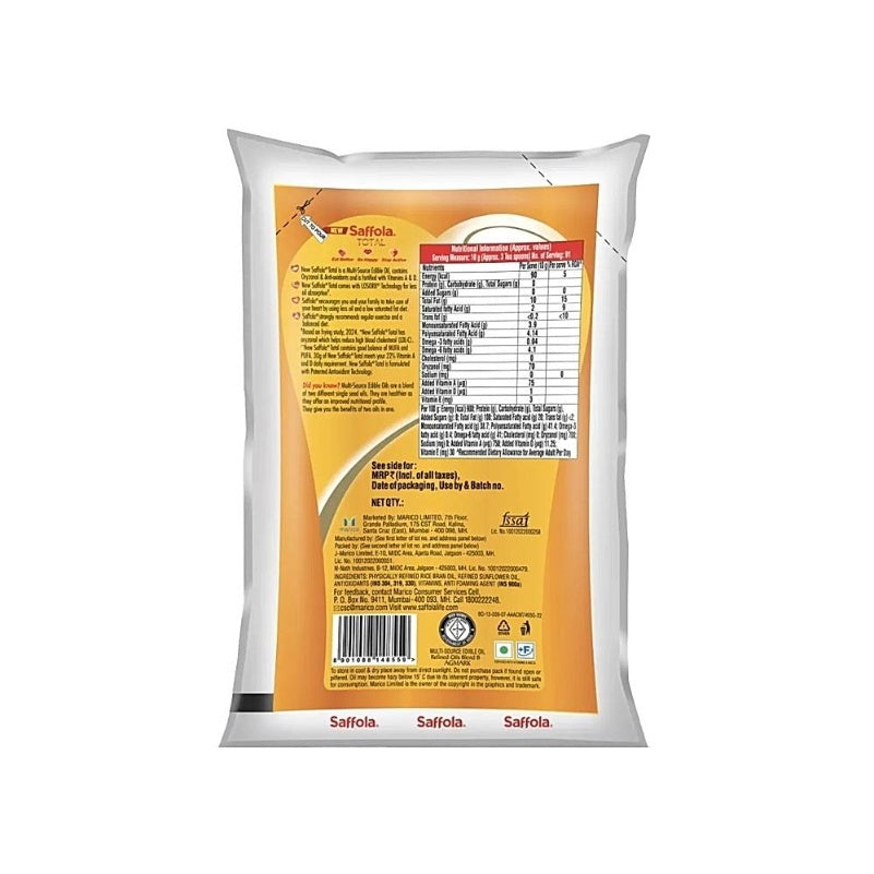 Saffola Total Health Oil 1ltr