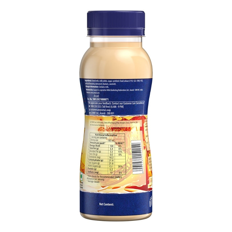 Amul Kool Badam Pet Bottle 180 ml