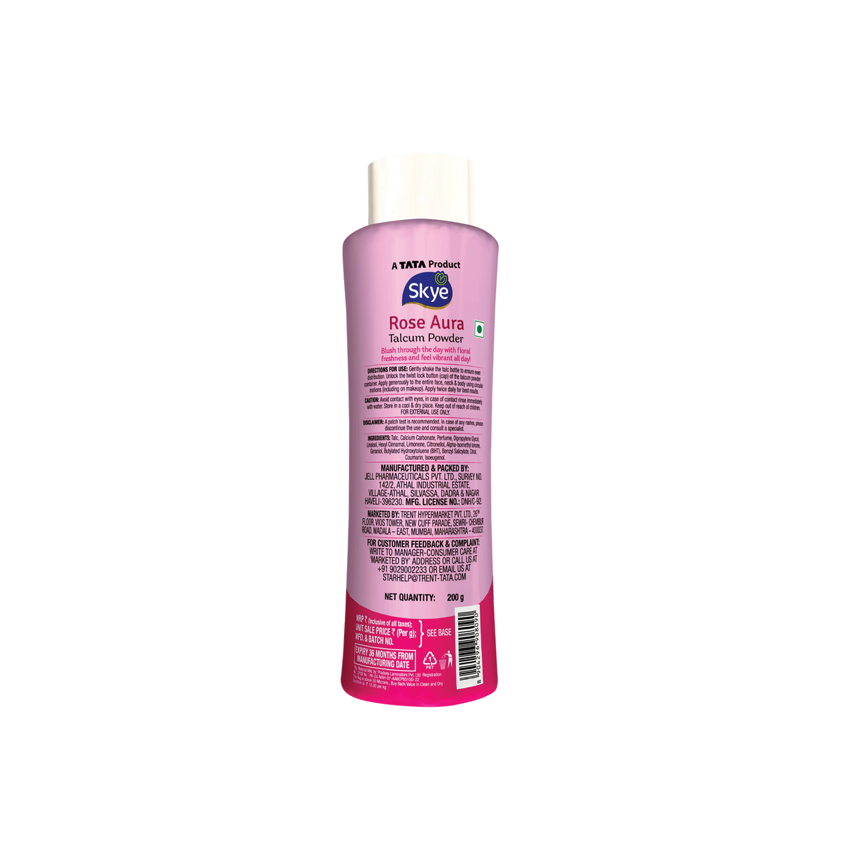 Skye Rose Aura Talcum Powder, 200 g