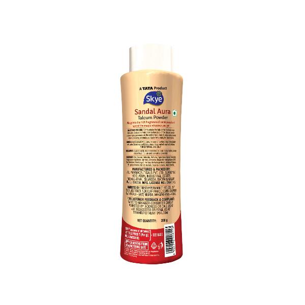 Skye Sandal Aura Talcum Powder, 200 g