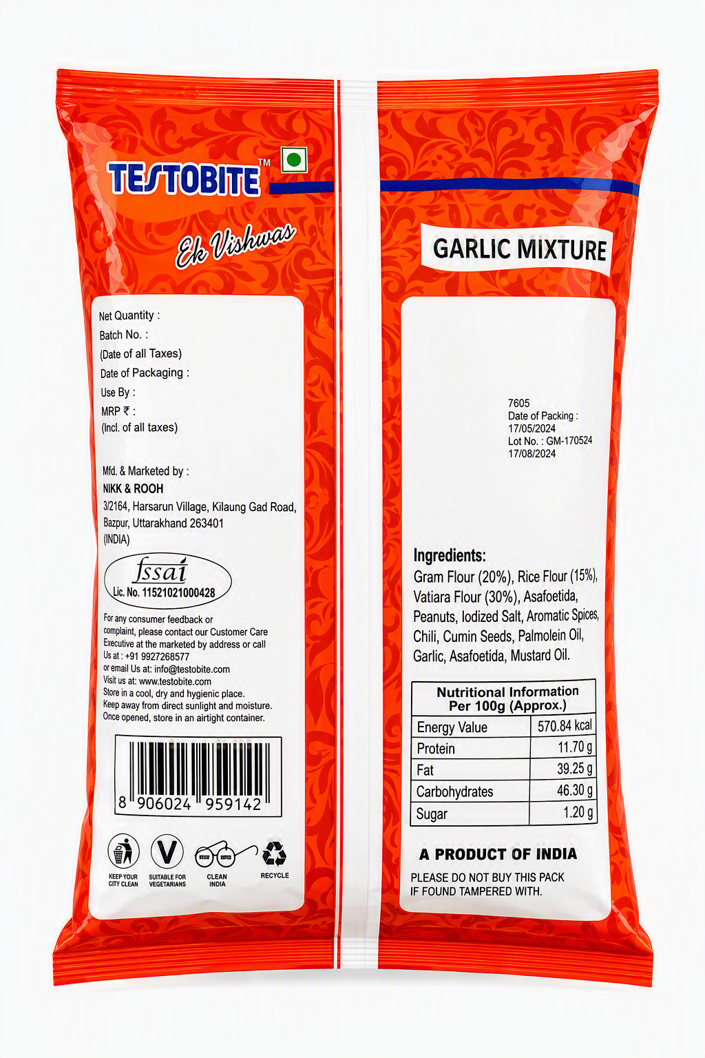 Testobite Garlic Mixture 750 g