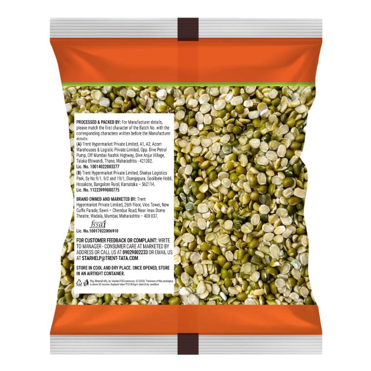 Star Green Moong Chilka Split 500 g