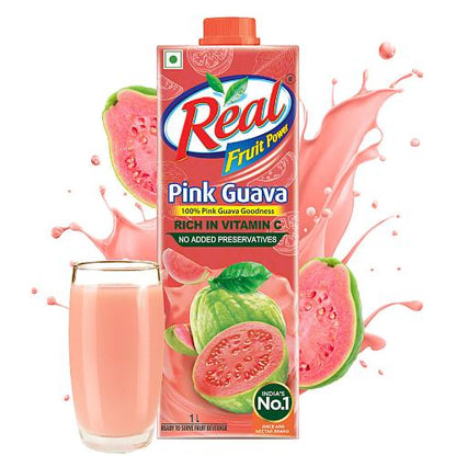 Real Pink Guava Juice Tetrapak 1 ltr