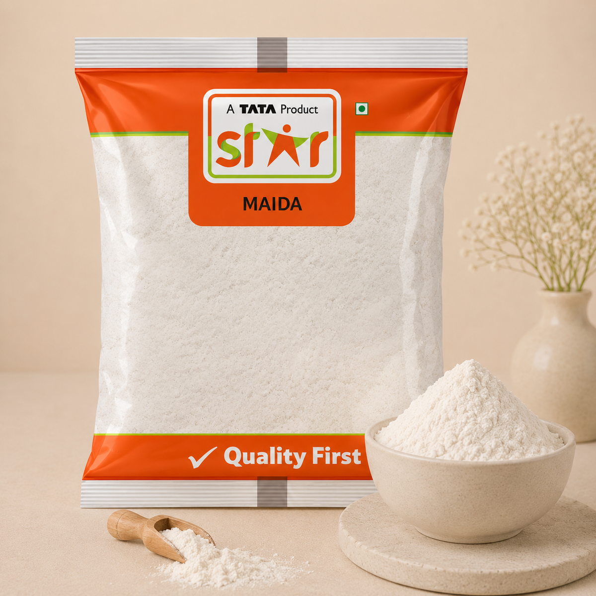 Star Refined Wheat Flour Maida 1 kg