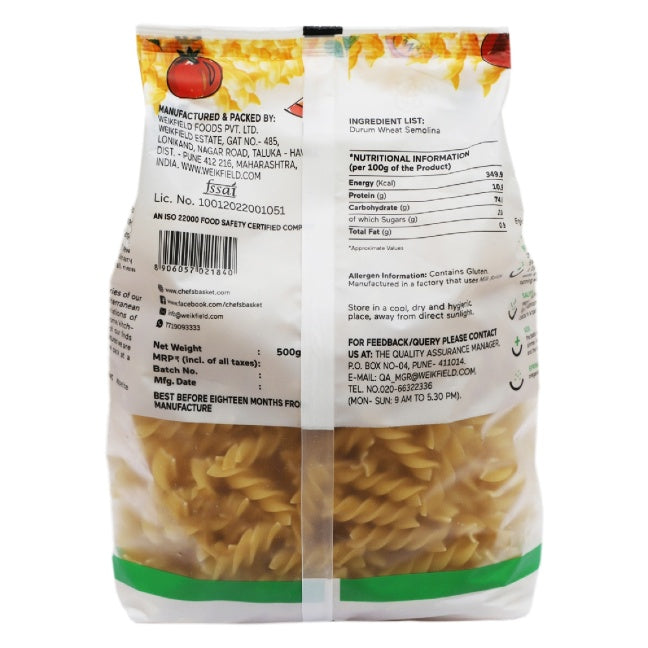 Chef'S Basket Fusilli Pasta 500 g