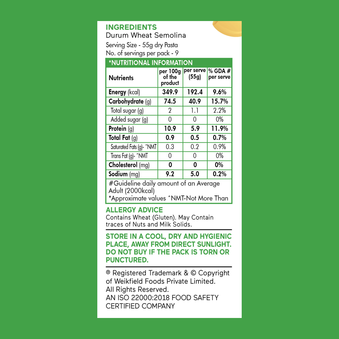 Chef'S Basket Elbow Pasta 500 gm