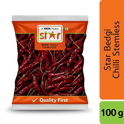 Star Whole Bedgi Chilli Stem Less 100 gm
