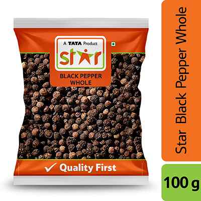 Star Whole Black Pepper 100 gm