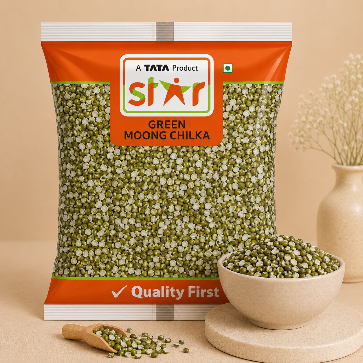 Star Green Moong Chilka Split 1 kg