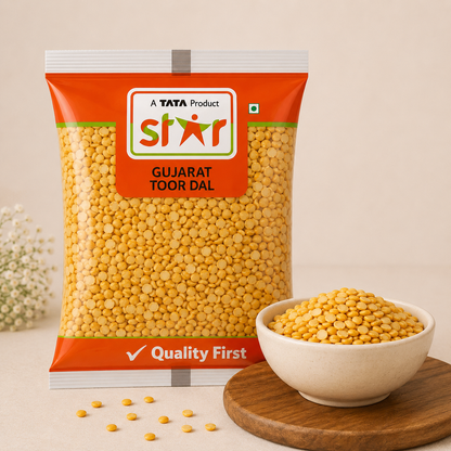 Star Gujarat Unpolished Arhar (Tur) Dal Split 1 kg