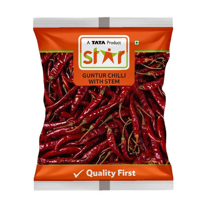 Star Whole Guntur Chilli With Stem 100 g